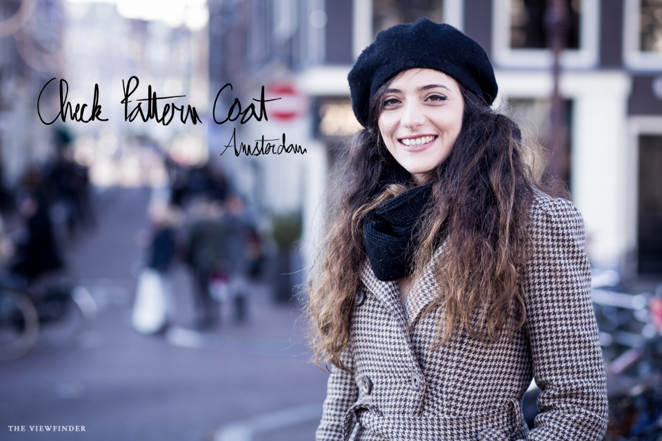 check pattern coat street style amsterdam | ©THE VIEWFINDER