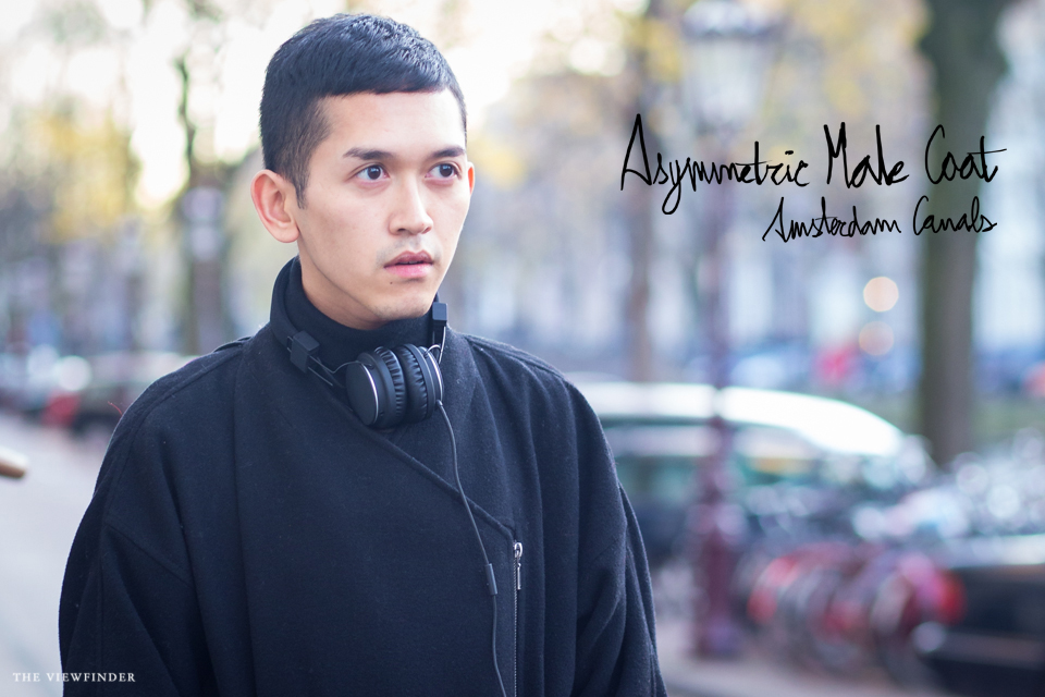 asymmetric male coat street style amsterdam | ©THE VIEWFINDER