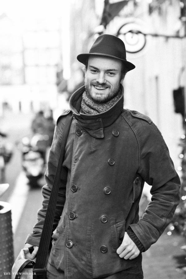 double breasted male coat street style amsterdam | ©THE VIEWFINDER