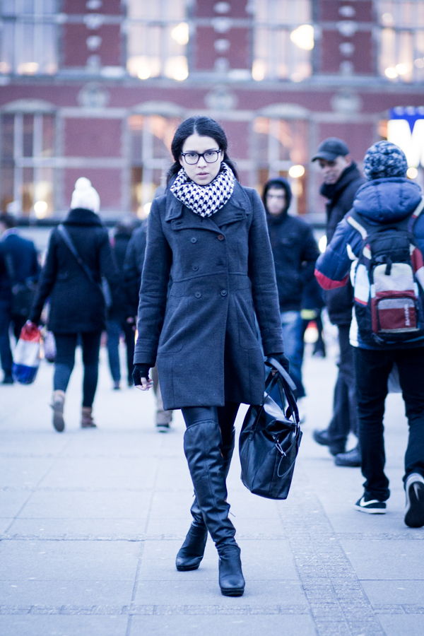 there's a catwalk street style woman amsterdam | ©THE VIEWFINDER
