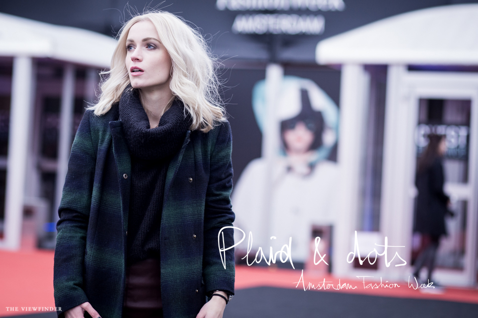 plaid & dots street style mbfw amsterdam fashiion attacks | ©THE VIEWFINDER