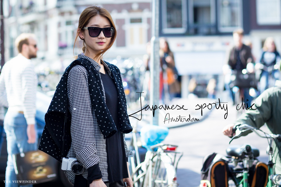 japanese sporty chic street style amsterdam women leather pants | ©THE VIEWFINDER-7060 title