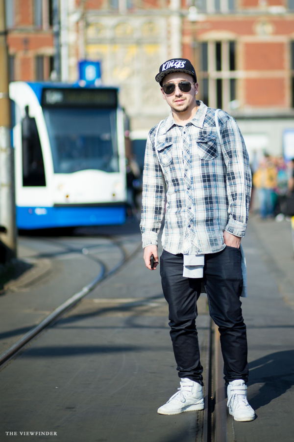 checkered blouse menswear fashion street style amsterdam | ©THE VIEWFINDER-7207
