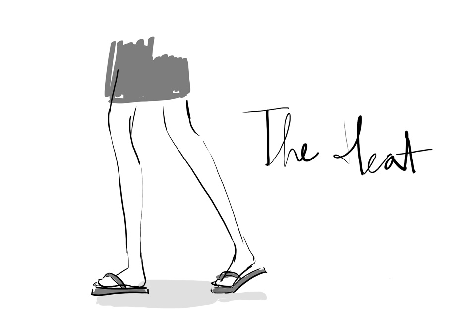 the heat illustration Kevin van Diest THE VIEWFINDER