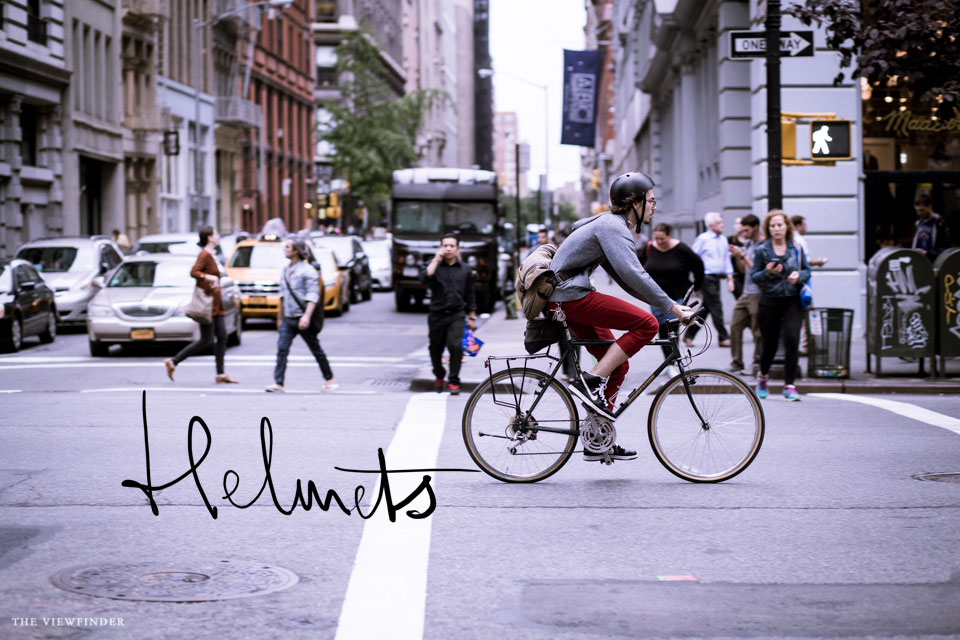 helmets bicycle new york streets | ©THE-VIEWFINDER-6803-title