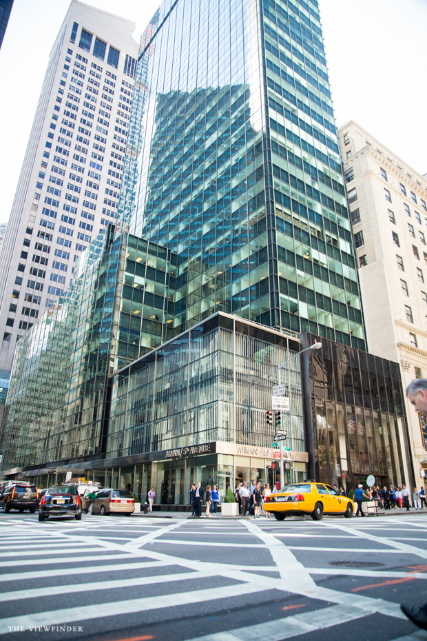 reflecting glass new york streets THE VIEWFINDER-7222